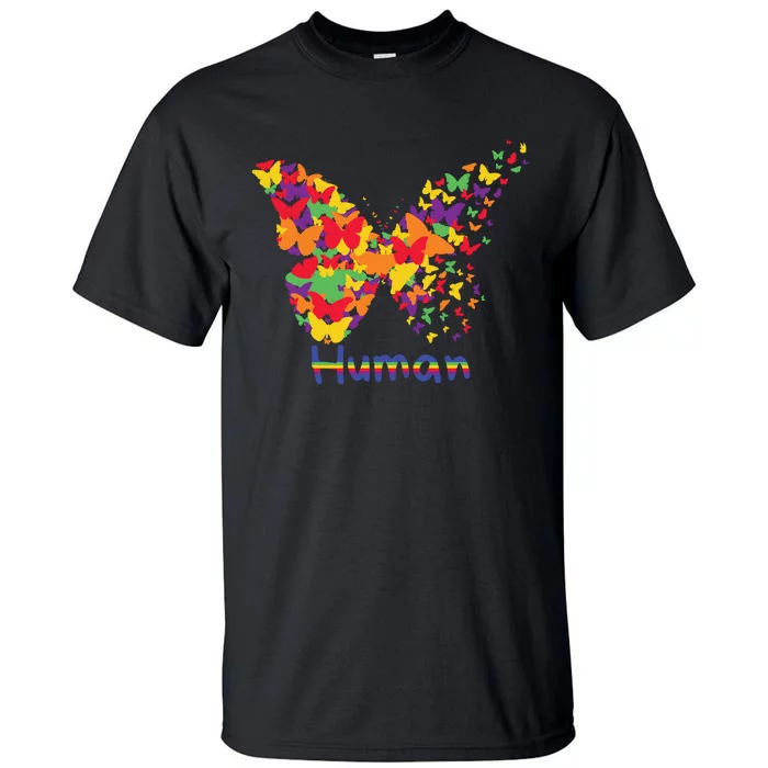 Butrfly Human Tall T-Shirt