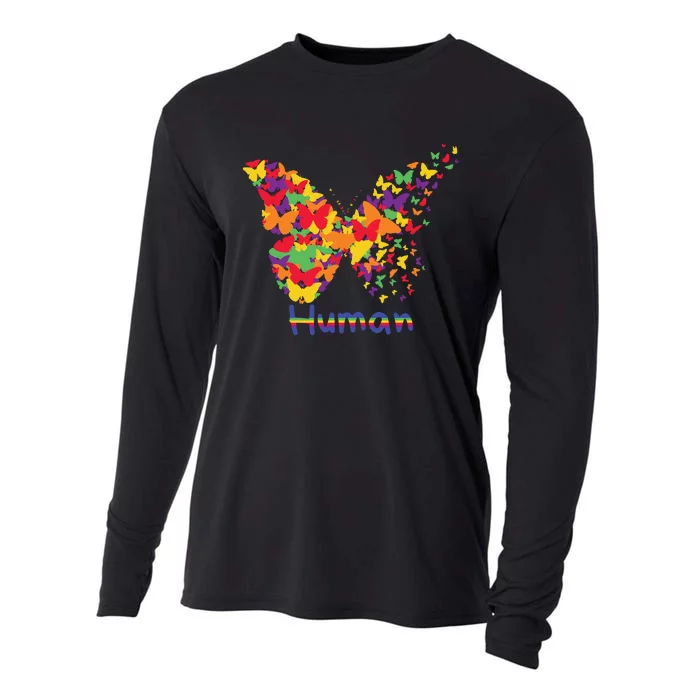 Butrfly Human Cooling Performance Long Sleeve Crew