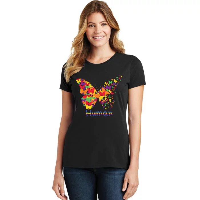 Butrfly Human Women's T-Shirt