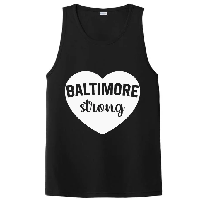 Baltimore Heart Baltimore Bridge Heart Baltimore Strong Performance Tank