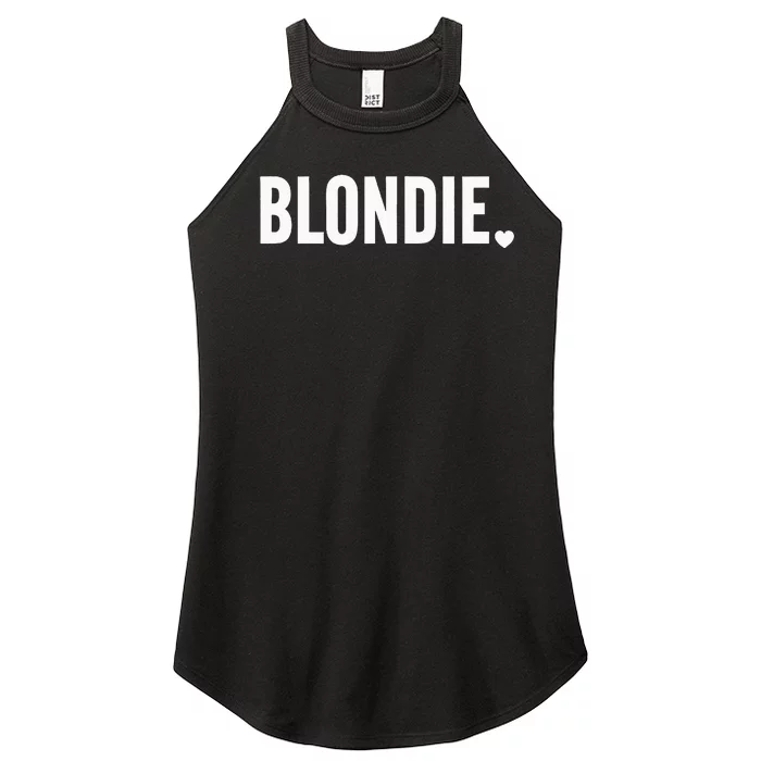 Blonde Hairstylist Blonde Hair Women’s Perfect Tri Rocker Tank