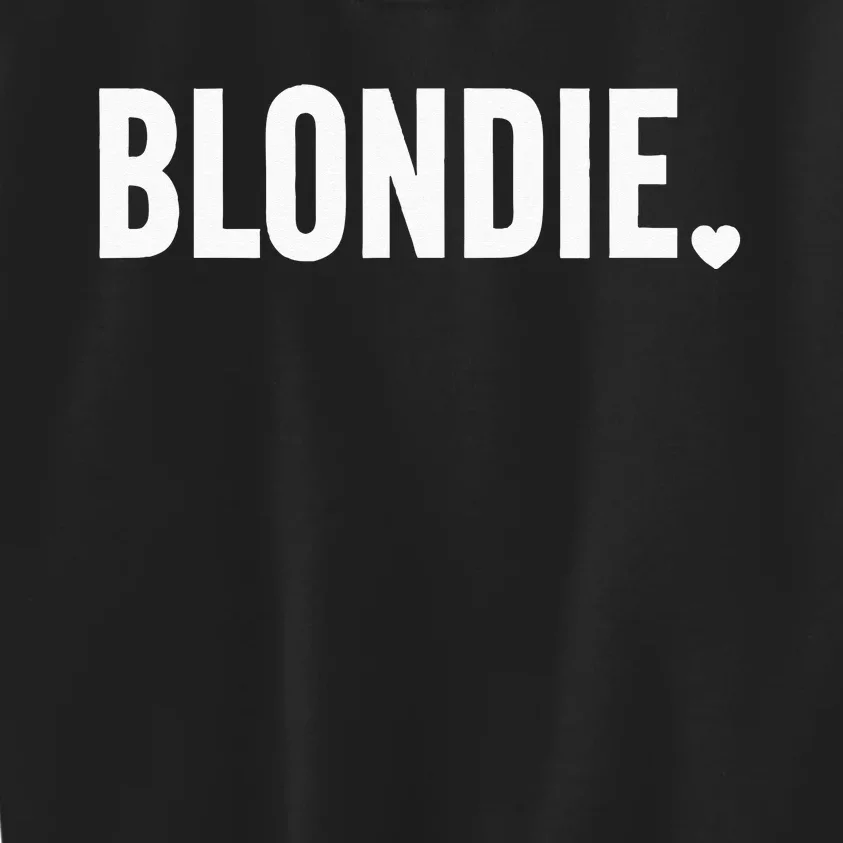 Blonde Hairstylist Blonde Hair Kids Sweatshirt