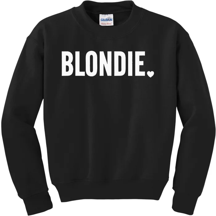 Blonde Hairstylist Blonde Hair Kids Sweatshirt