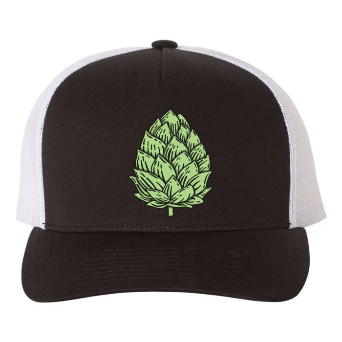 Beer Hops Yupoong Adult 5-Panel Trucker Hat