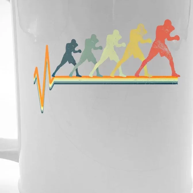 Boxing Heartbeat Boxer Gift Love Gift Front & Back Beer Stein