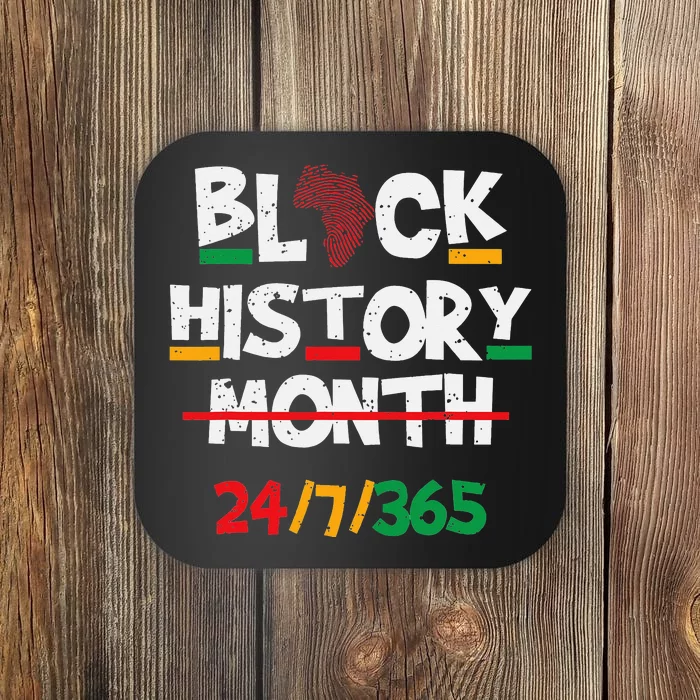 Black Heritage BHM 24 7 Proud Pride Coaster