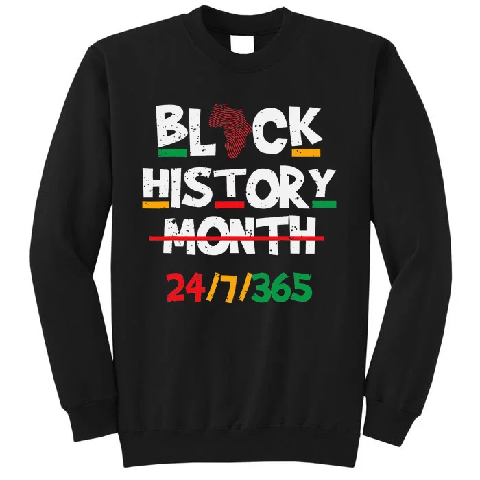 Black Heritage BHM 24 7 Proud Pride Tall Sweatshirt