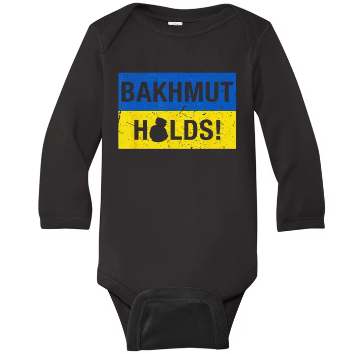 Bakhmut Holds! Baby Long Sleeve Bodysuit