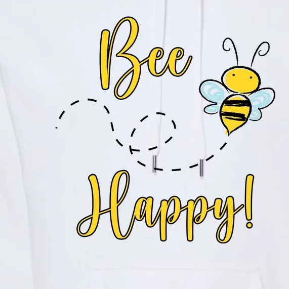 Bee Happy Bumblebee Cute Gift Premium Hoodie