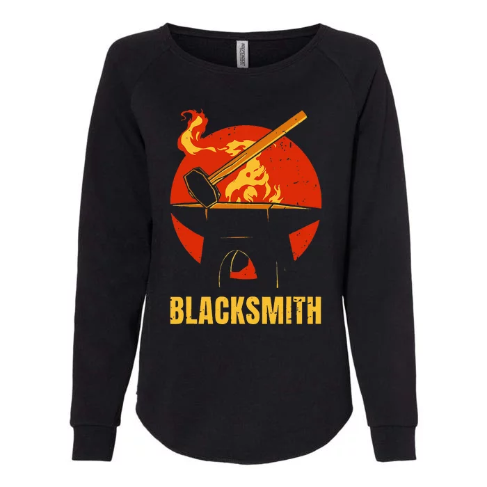 Blacksmith Hobby Blacksmithing Womens California Wash Sweatshirt