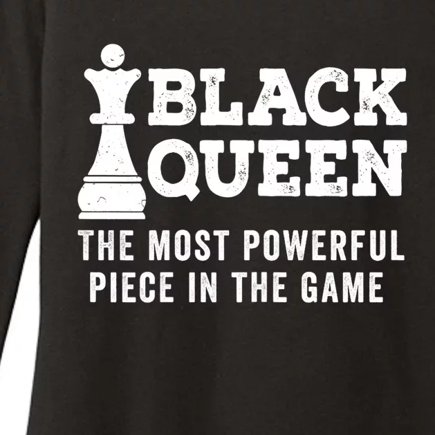 Black History Black Queen Chess African Black Pride Womens CVC Long Sleeve Shirt