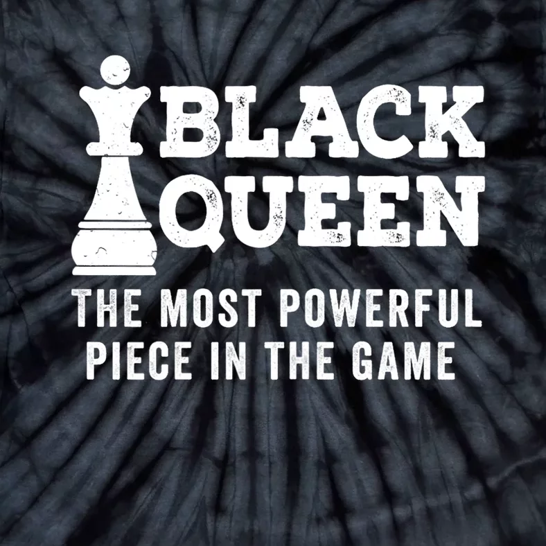 Black History Black Queen Chess African Black Pride Tie-Dye T-Shirt