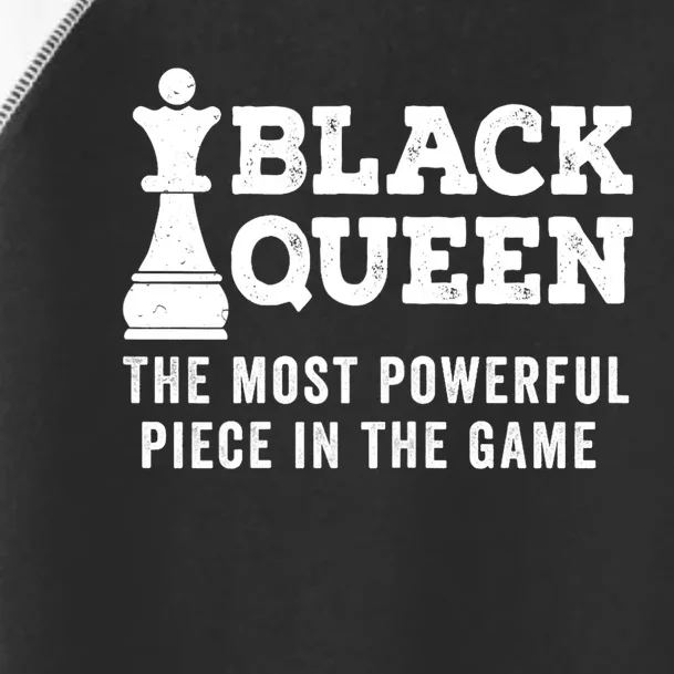 Black History Black Queen Chess African Black Pride Toddler Fine Jersey T-Shirt