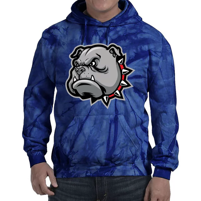 Bulldog Head Tie Dye Hoodie