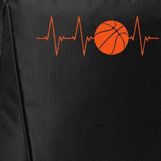 Basketball Heartbeat Bball Gift City Backpack