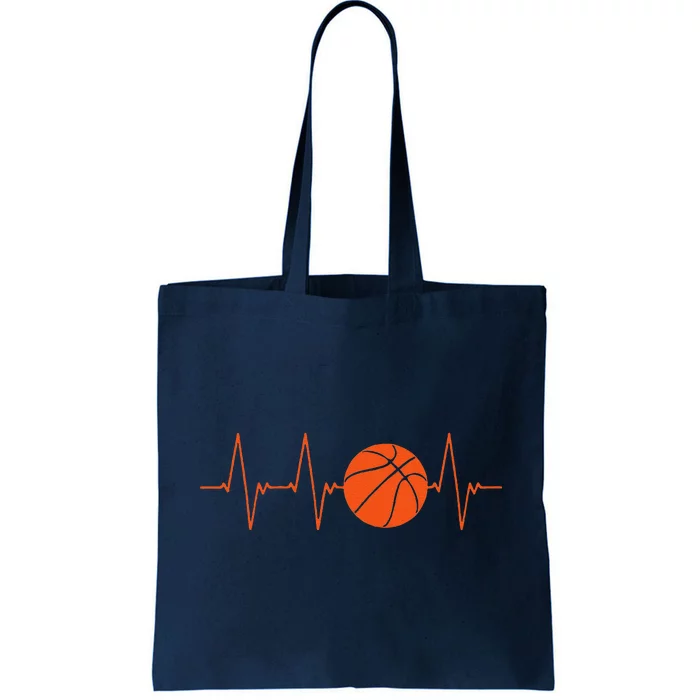 Basketball Heartbeat Bball Gift Tote Bag