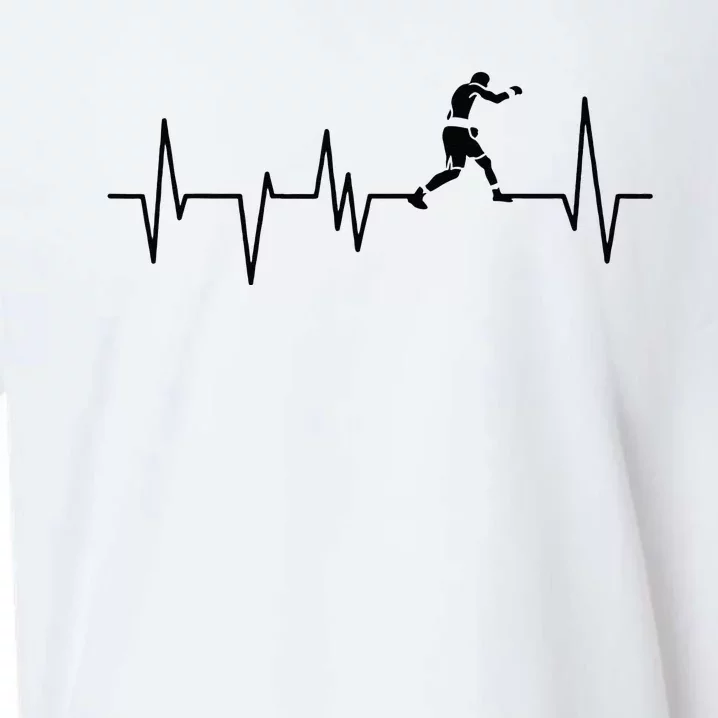 Boxer Heartbeat Boxing Gift Boxing Lover Boxing Trainer Sueded Cloud Jersey T-Shirt