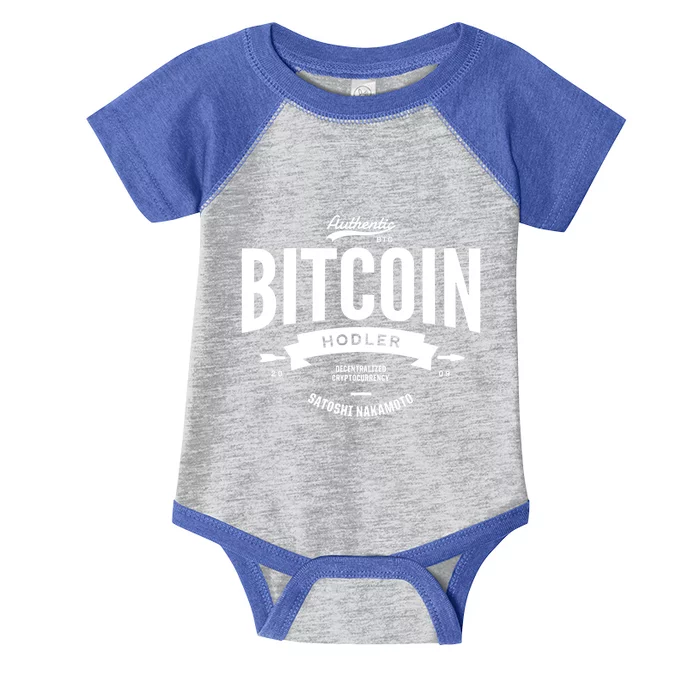 Bitcoin Hodler Btc Blockchain Crypto Bull Run 2021 Vintage Gift Infant Baby Jersey Bodysuit