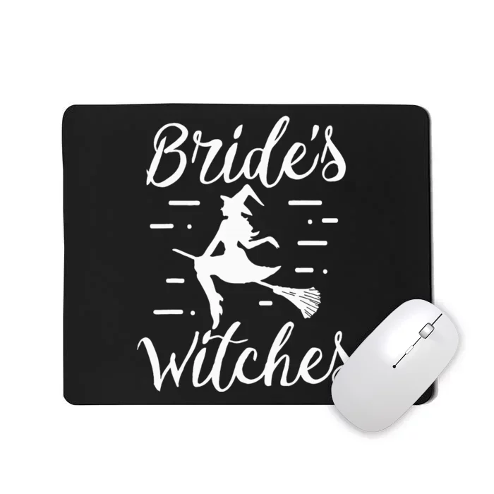 Bride's Halloween Bachelorette Party Witch Wedding Fun! Mousepad