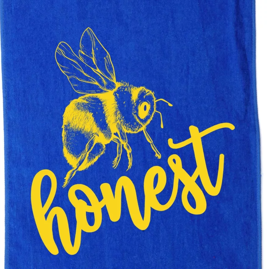 Bee Honest Be Honest Lovely Summer Bee Honesty Truth Trust Meaningful Gift Platinum Collection Golf Towel