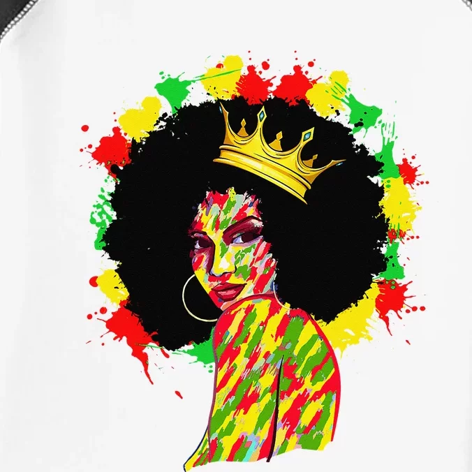 Black History Black Queen Afro Melanin Juneteenth Dripping Infant Baby Jersey Bodysuit