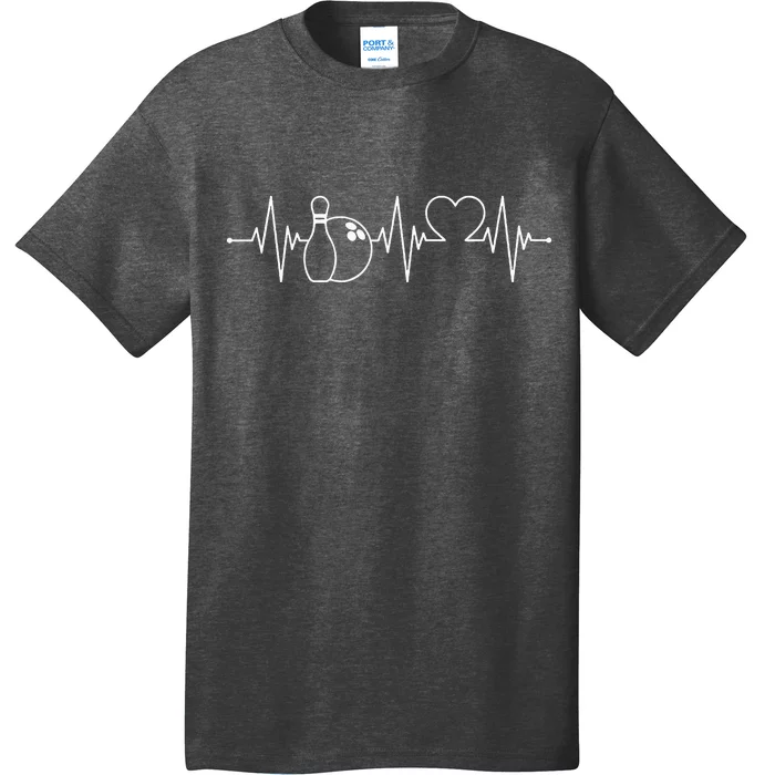 Bowling Heartbeat Bowler T-Shirt