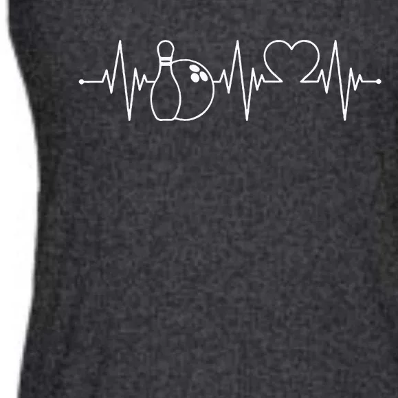 Bowling Heartbeat Bowler Ladies Essential Flowy Tank