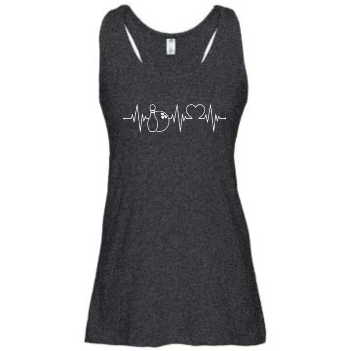 Bowling Heartbeat Bowler Ladies Essential Flowy Tank