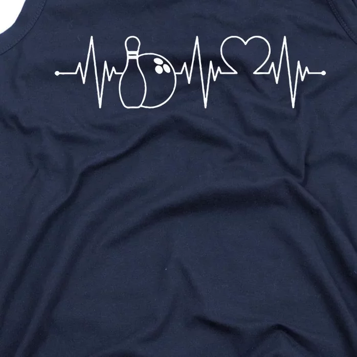 Bowling Heartbeat Bowler Tank Top