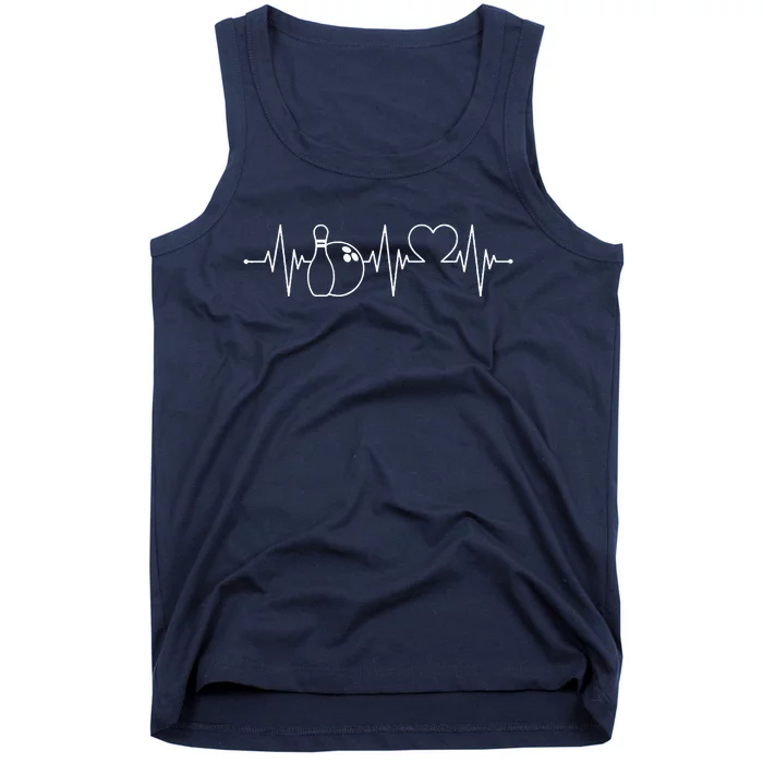 Bowling Heartbeat Bowler Tank Top