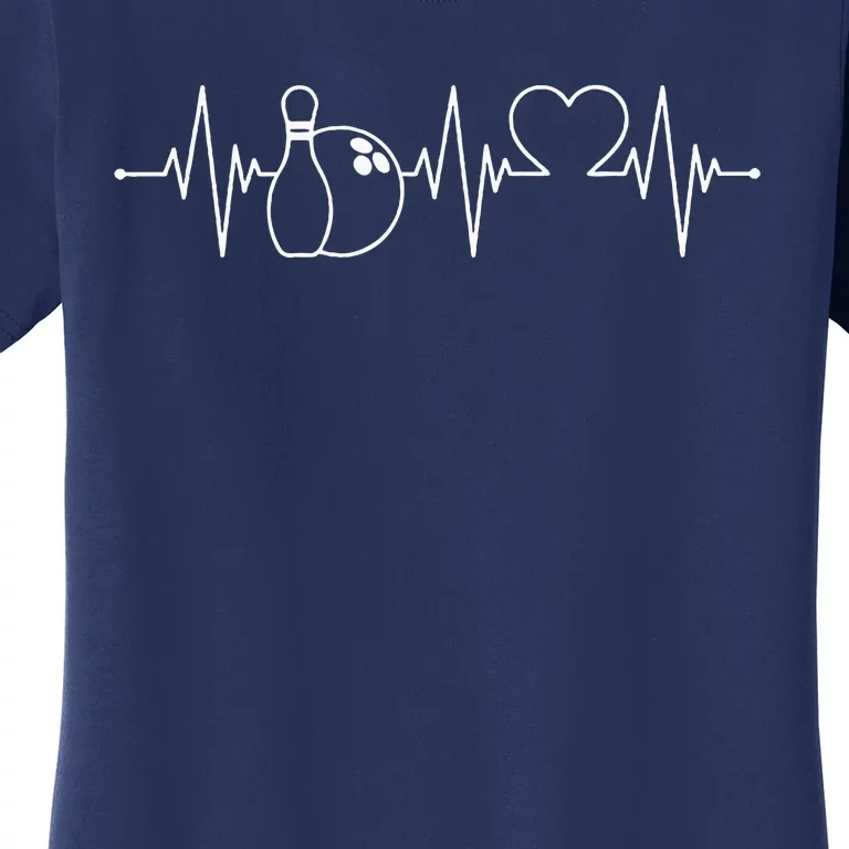 Bowling Heartbeat Bowler Women's T-Shirt