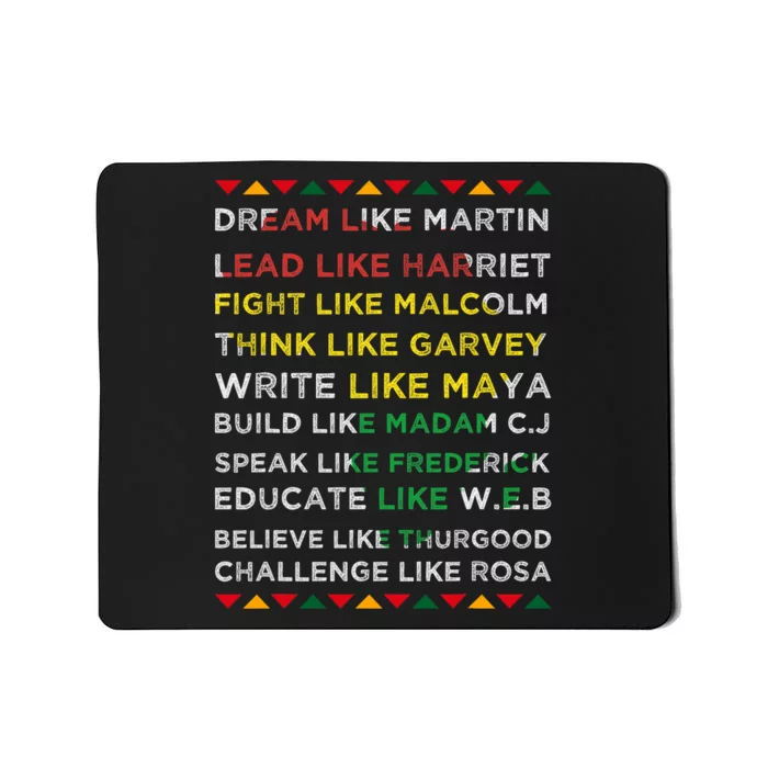 Black History Black History Month African American Mousepad