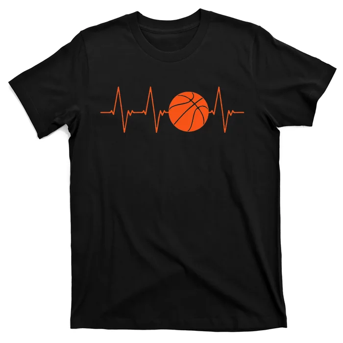 Basketball Heartbeat BBall Gift T-Shirt