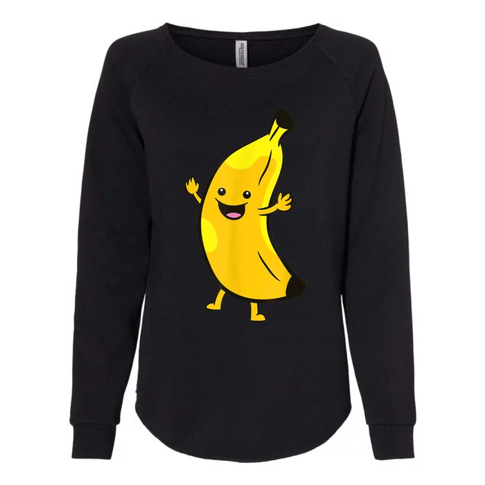 Banana Happy Banana Costume Fruit Love Bananas Womens California Wash Sweatshirt