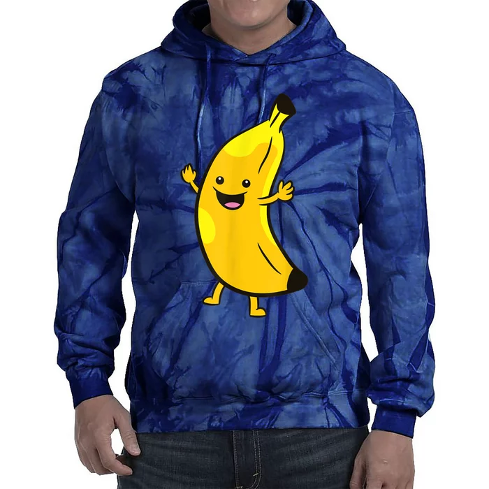 Banana Happy Banana Costume Fruit Love Bananas Tie Dye Hoodie