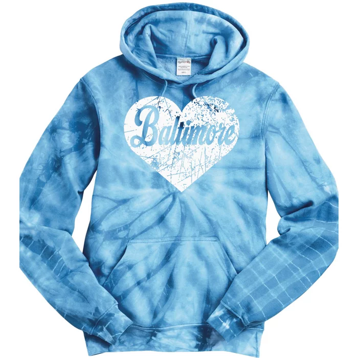 Baltimore Heart Tie Dye Hoodie