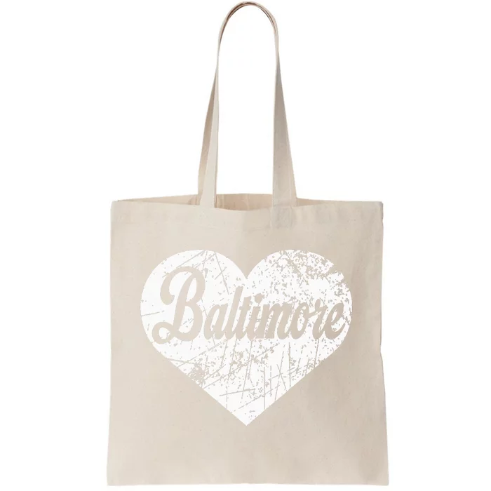 Baltimore Heart Tote Bag