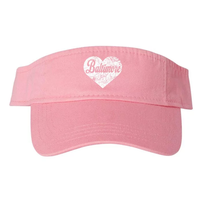 Baltimore Heart Valucap Bio-Washed Visor