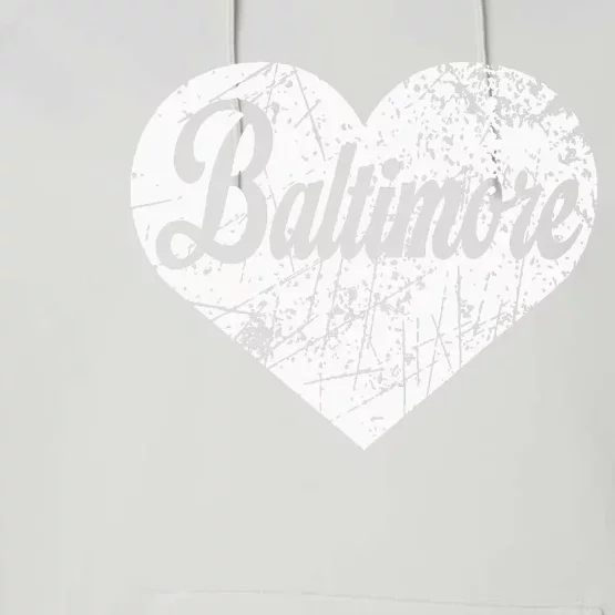 Baltimore Heart Performance Fleece Hoodie