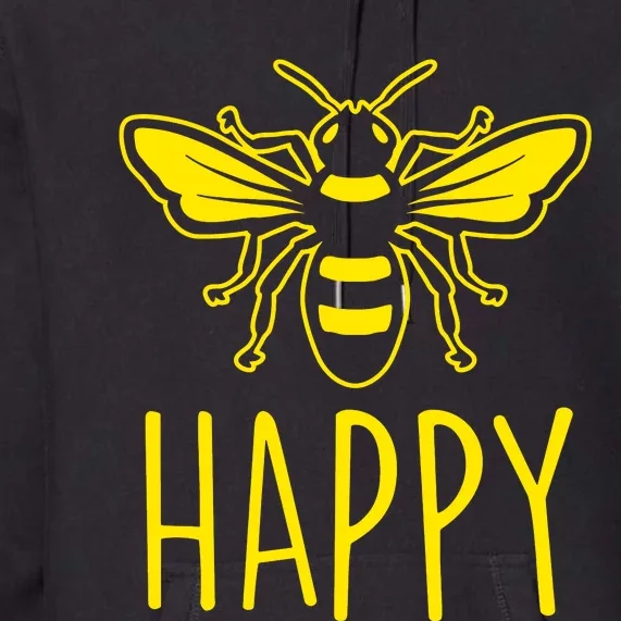 Bee Happy Premium Hoodie