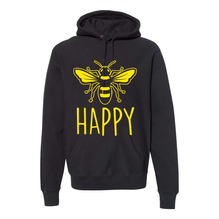 Bee Happy Premium Hoodie