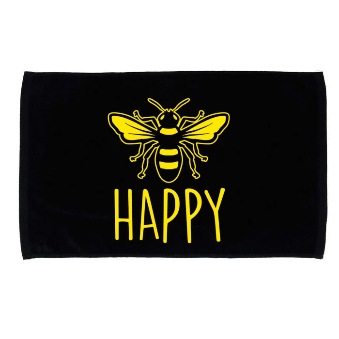 Bee Happy Microfiber Hand Towel