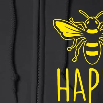 Bee Happy Full Zip Hoodie