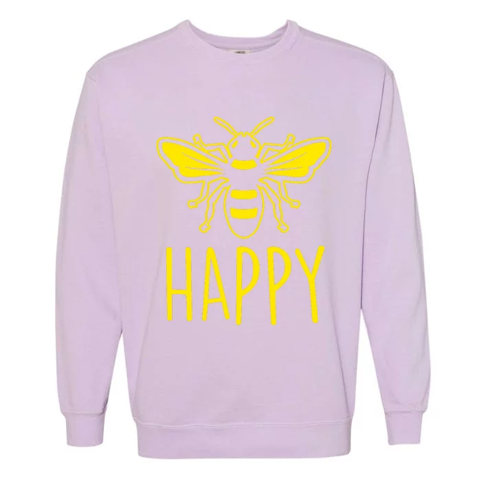 Bee Happy Garment-Dyed Sweatshirt