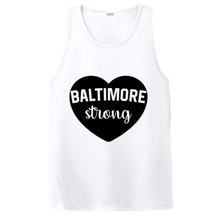 Baltimore Heart Baltimore Bridge Heart Baltimore Strong Performance Tank