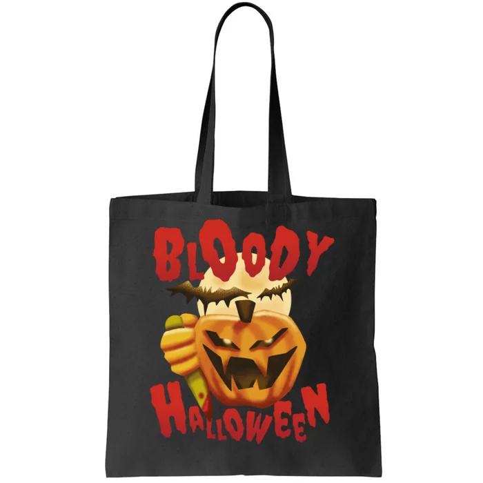 Bloody Halloween Tote Bag