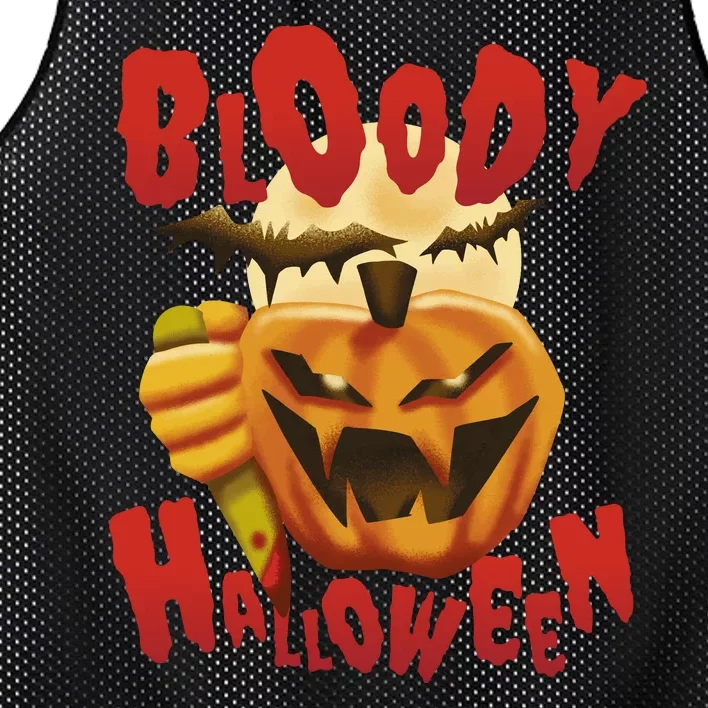 Bloody Halloween Mesh Reversible Basketball Jersey Tank