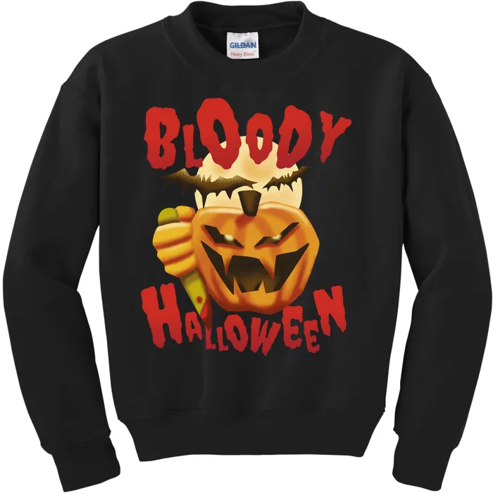 Bloody Halloween Kids Sweatshirt