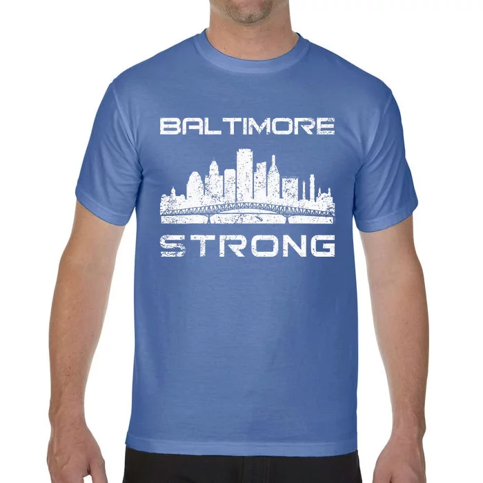 Baltimore Heart Baltimore Bridge Baltimore Strong Comfort Colors T-Shirt