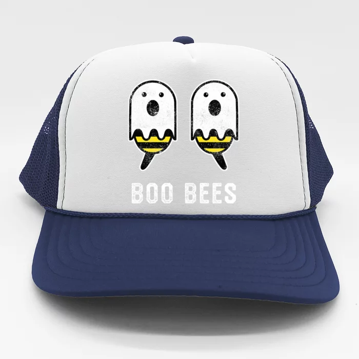 Boobees Halloween Costume Boobs Boo Bees Gift Trucker Hat